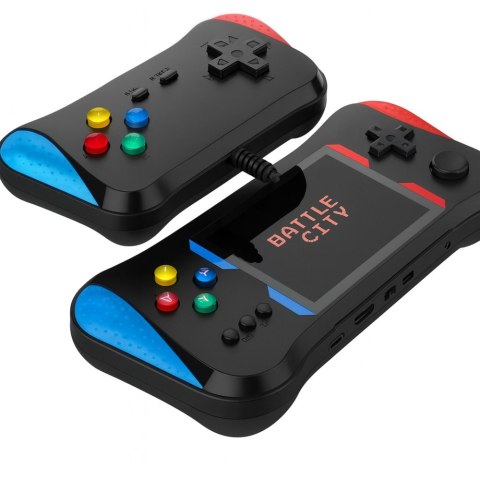 KONSOLA DO GIER KLASYCZNYCH X7M 500 GIER TRYB 2 GRACZY KABLE DO TV EKRAN3,5