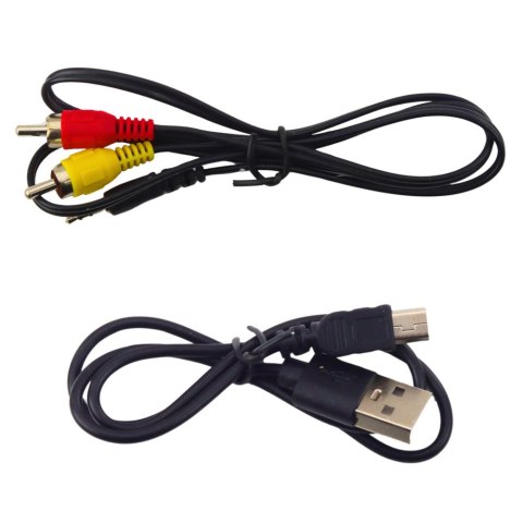 KONSOLA DO GIER KLASYCZNYCH X7M 500 GIER TRYB 2 GRACZY KABLE DO TV EKRAN3,5