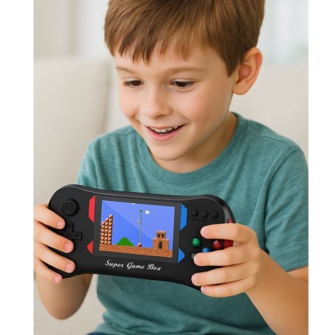 KONSOLA DO GIER KLASYCZNYCH X7M 500 GIER TRYB 2 GRACZY KABLE DO TV EKRAN3,5