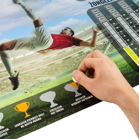 Mata treningowa Sprintigo ProMat XXL 180x120 i Zdrapka Piłkarza