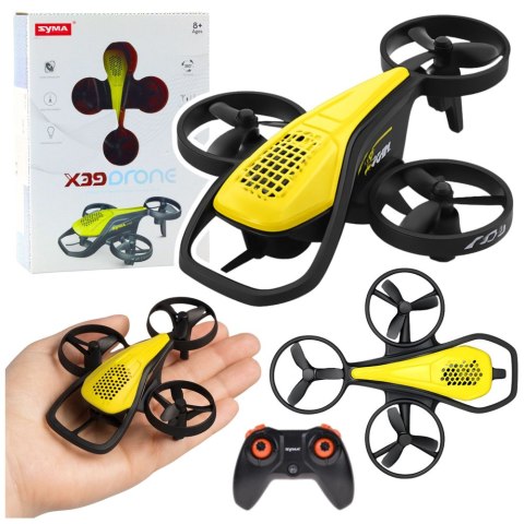 MINI DRON LATAJĄCY ZDALNIE STEROWANY RC SYMA X36 AKROBACJE LED 360 PILOT2.4