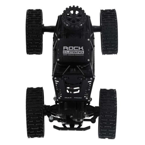 SAMOCHÓD ZDALNIE STEROWANY RC ROCK CRAWLER 4X4 1:16 KOŁA GĄSIENICE PILOT 2.4G AKU