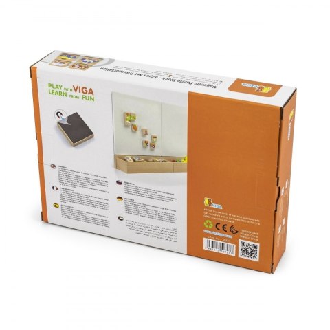 UKŁADANKA DREWNIANA MAGNETYCZNE POJAZDY CERTYFIKAT FSC DLA DZIECI