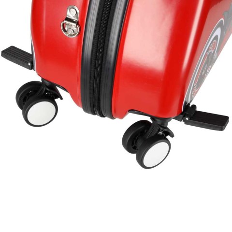 WALIZKA PODRÓŻNA DLA DZIECI NA KÓŁKACH BAGAŻ PODRĘCZNY MOTOR SIEDZISKO