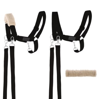 DUŻY HOBBY HORSE A3 CZARNY SKIPPI KONIK DO SKAKANIA MASKOTKA KANTAR MARCHEW