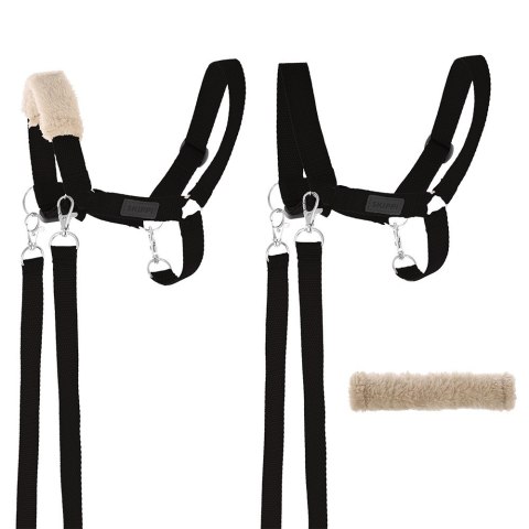 DUŻY HOBBY HORSE A3 CZARNY SKIPPI KONIK DO SKAKANIA MASKOTKA KANTAR MARCHEW