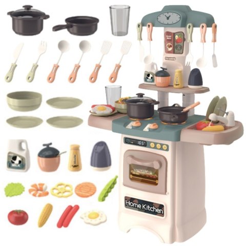 KUCHNIA DLA DZIECI Z OBIEGIEM WODY KRAN 29 AKCESORII ŚWIATŁO DŹWIĘK ZESTAW