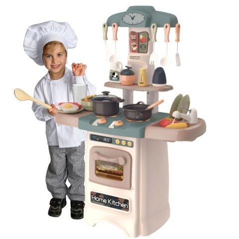 KUCHNIA DLA DZIECI Z OBIEGIEM WODY KRAN 29 AKCESORII ŚWIATŁO DŹWIĘK ZESTAW