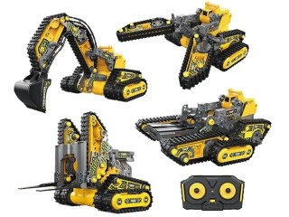 KLOCKI KONSTRUKCYJNE MASZYNY BUDOWLANE ZDALNIE STEROWANE 4W1 176EL PILOT2.4