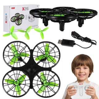 MINI DRON ZDALNIE STEROWANY RC SYMA X26 PILOT 2.4 HEADLESS OMIJA PRZESZKODY
