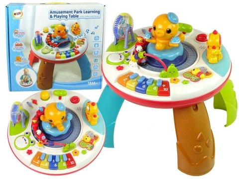 STOLICZEK EDUKACYJNY DLA DZIECI OŚMIORNICA PIANINKO CIUCHCIA BĘBENEK MŁYN