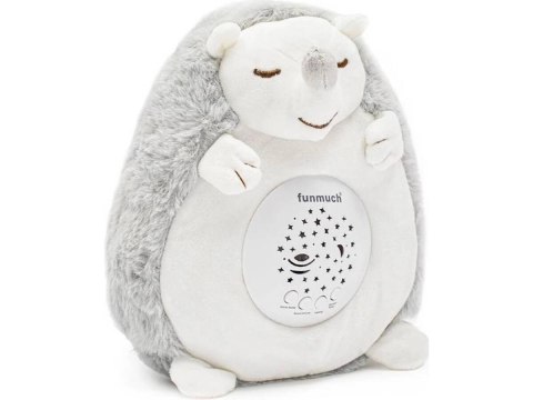 PROJEKTOR PLUSZOWY JEŻ MASKOTKA PRZYTULANKA USYPIACZ BIAŁY SZUM MELODIE