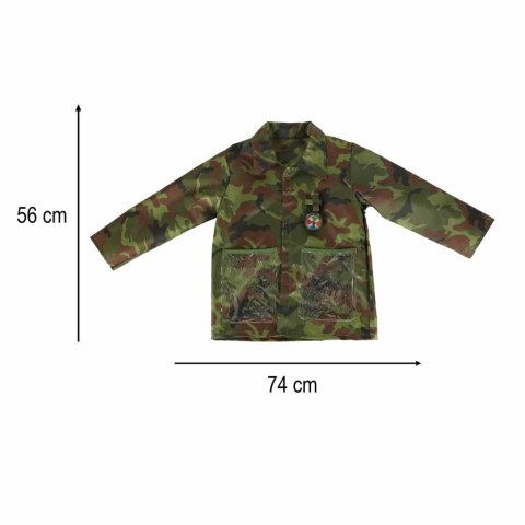 STRÓJ ŻOŁNIERZ KOSTIUM KARNAWAŁOWY PRZEBRANIE DLA DZIECI 3-8 LAT ZESTAW