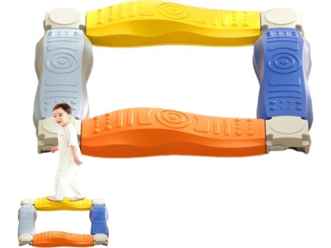 Ścieżka Sensoryczna Dla Dzieci KAMIENIE BALANSUJĄCE Do Ćwiczenia Równowagi 4 Szt Trening Równowagi