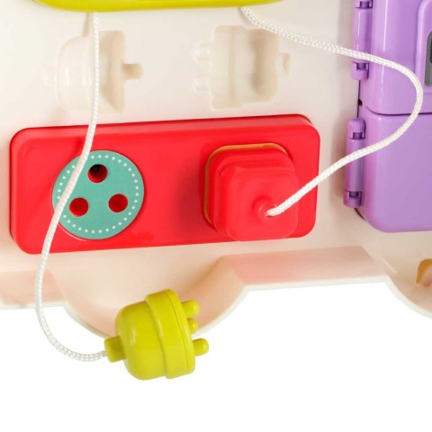 TABLICA MANIPULACYJNA KOSTKA INTERAKTYWNA EDUKACYJNA SAMOCHÓD ŚWIATŁO DŹWIĘK