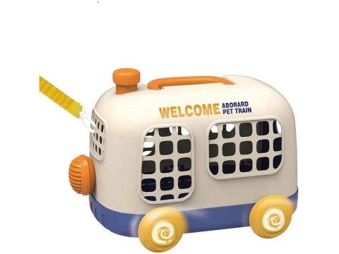 Zestaw Małego Weterynarza Transporter Dla Psa + Akcesoria Klatka Dla Zwierząt Weterynarz Doktor Pies Pluszak