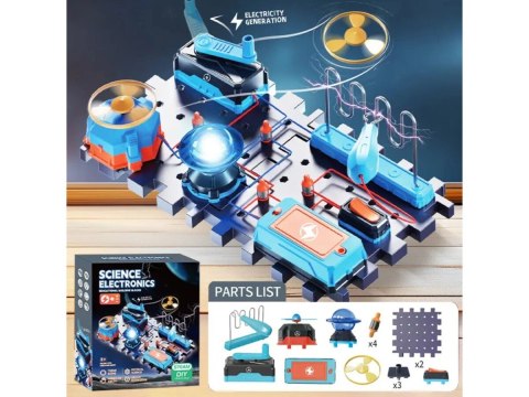 ZESTAW DOŚWIADCZALNY NAUKOWY OBWÓD ELEKTRONICZNY GENERATOR MAŁY ELEKTRONIK