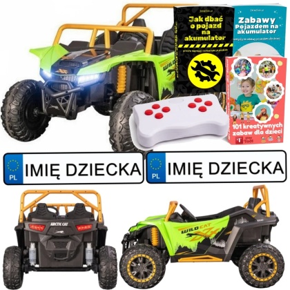 AUTO NA AKUMULATOR BUGGY ARCTIC CAT WILDCAT XX 24V DLA 2DZIECI 4X200W PILOT