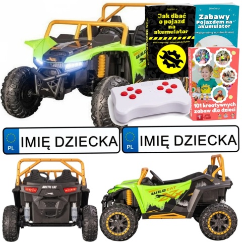 AUTO NA AKUMULATOR BUGGY ARCTIC CAT WILDCAT XX 24V DLA 2DZIECI 4X200W PILOT