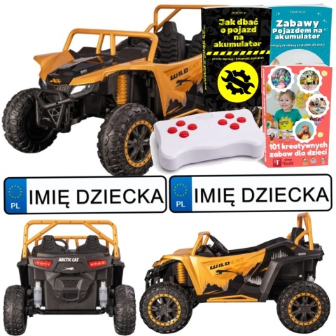 AUTO NA AKUMULATOR BUGGY ARCTIC CAT WILDCAT XX 24V DLA 2DZIECI 4X200W PILOT