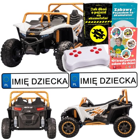 AUTO NA AKUMULATOR BUGGY ARCTIC CAT WILDCAT XX 24V DLA 2DZIECI 4X200W PILOT