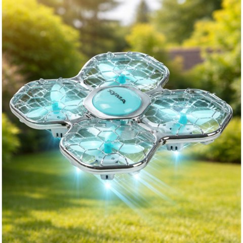 DRON LATAJĄCY ZDALNIE STEROWANY RC SYMA X26 PRO LED WIFI ZAWIS PILOT 2.4GHZ