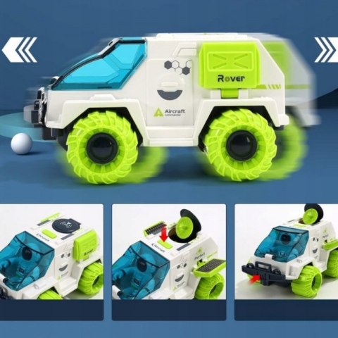 INTERAKTYWNY ŁAZIK KOSMICZNY SPACE ZESTAW KREATYWNY DLA DZIECI