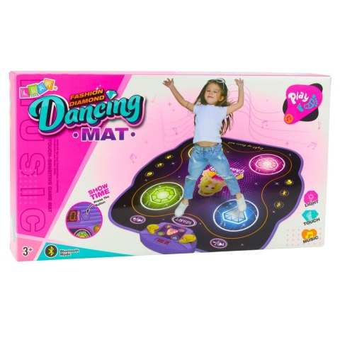 MATA INTERAKTYWNA TANECZNA MUZYCZNA DLA DZIECI BLUETOOTH 9 POZIOMÓW EKRAN LED