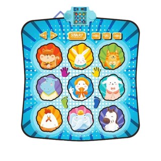 MATA MUZYCZNA INTERAKTYWNA DO TAŃCZENIA ZWIERZETA ŚWIATŁA LED MELODIE MUZYKA