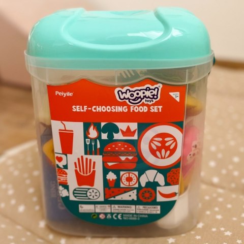 ZESTAW MAŁEGO CUKIERNIKA SŁODYCZE DESERY WIADERKU 40 EL DLA DZIECI