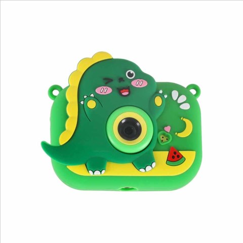 APARAT FOTOGRAFICZNY CYFROWY KAMERA DLA DZIECI STATYW DINOZAUR FULL HD AKU
