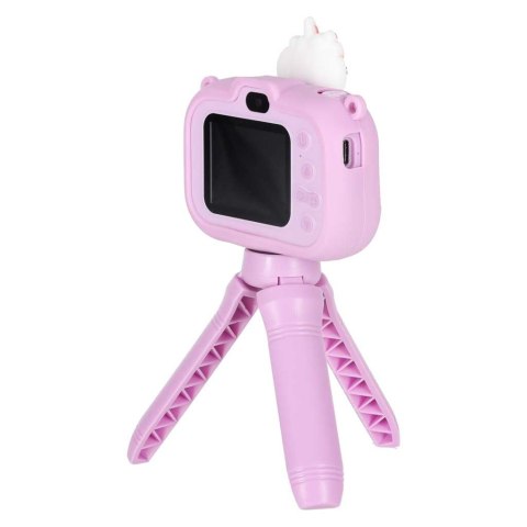 APARAT FOTOGRAFICZNY CYFROWY KAMERA DLA DZIECI STATYW JEDNOROŻEC FULLHD AKU