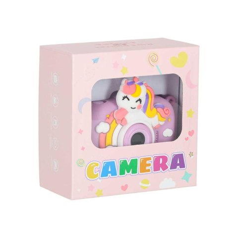 APARAT FOTOGRAFICZNY CYFROWY KAMERA DLA DZIECI STATYW JEDNOROŻEC FULLHD AKU