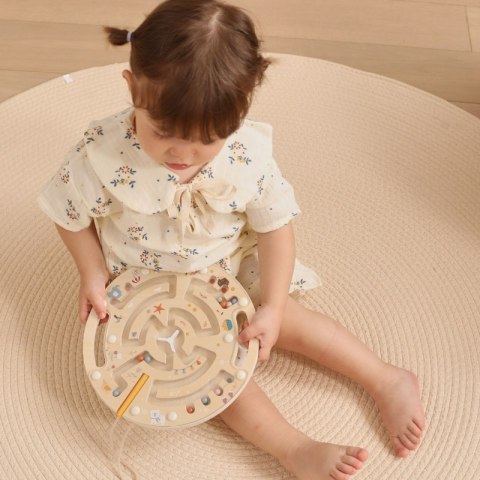 DREWNIANY LABIRYNT MAGNETYCZNY EDUKACYJNE KREATYWNE ROZWOJOWE KOORDYNACJA