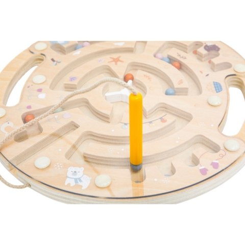 DREWNIANY LABIRYNT MAGNETYCZNY EDUKACYJNE KREATYWNE ROZWOJOWE KOORDYNACJA