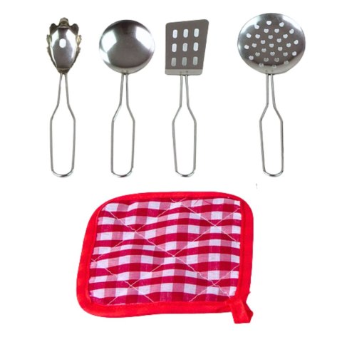 GARNKI ZE STALI NIERDZEWNEJ ZESTAW KUCHENNY NACZYNIA AKCESORIA DURSZLAK 11E