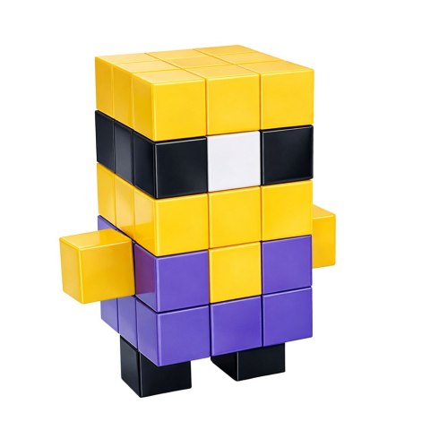 Klocki Magnetyczne Konstrukcyjne Kostki Bloczki 3D Kolorowe 96 el.