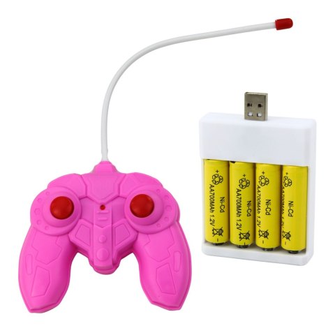 AUTKO SAMOCHÓD DLA LALEK ZDALNIE STEROWANY KABRIOLET RC PILOT AKUMULATOR