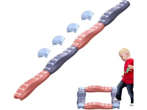 Ścieżka Sensoryczna Dla Dzieci KAMIENIE BALANSUJĄCE Do Ćwiczenia Równowagi Trening Nowa Wersja 6 Podkładek W Stopniach