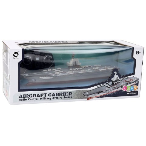 STATEK LOTNISKOWIEC ZDALNIE STEROWANY OKRĘT RC 1:1000 WOJSKOWY MILITARNY