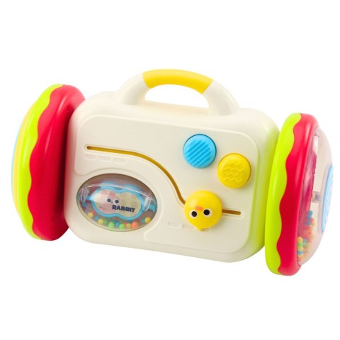 UCIEKAJĄCE LUSTERKO NA KÓŁKACH DO RACZKOWANIA DLA MALUCHA KOSTKA INTERAKTYWNA