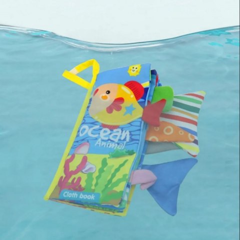 WOOPIE BABY Książeczka z Ogonkami Zwierząt Morskich Materiałowa Szeleszcząca