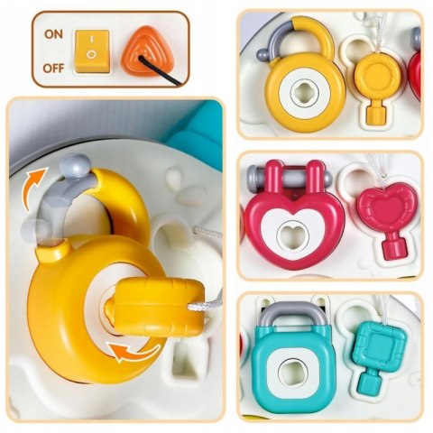 WOOPIE Tablica Montessori Manipulacyjna Sensoryczna Interaktywna dla Malucha