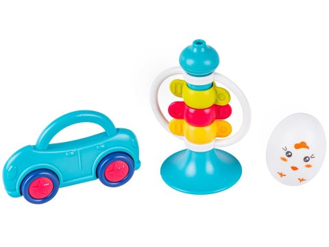 ZESTAW GRZECHOTEK GRYZAKÓW SENSORYCZNYCH 10 SZT. DLA NIEMOWLAKA ZWIERZĄTKA