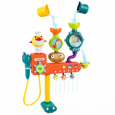 ZABAWKA PRZELEWOWA DO KĄPIELI KOŁOWROTEK KUBECZKI PRYSZNIC POMPKA WODY