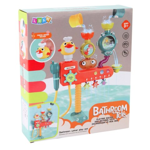 ZABAWKA PRZELEWOWA DO KĄPIELI KOŁOWROTEK KUBECZKI PRYSZNIC POMPKA WODY