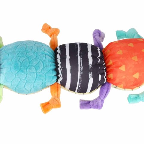 GĄSIENNICA INTERAKTYWNA SENSORYCZNA PLUSZOWA MUZYCZNA GRZECHOTKA GRYZAK