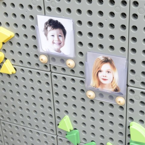 MASTERKIDZ PRZEZROCZYSTA KIESZONKA NA ZDJĘCIA KARTY ETUI 6 SZT EDUKACYJNE