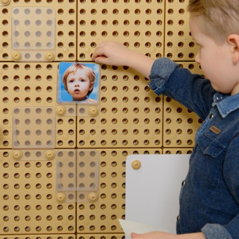 MASTERKIDZ PRZEZROCZYSTA KIESZONKA NA ZDJĘCIA KARTY ETUI 6 SZT EDUKACYJNE