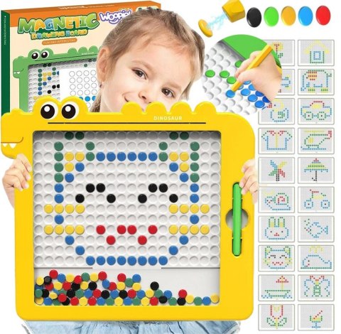 TABLICA MAGNETYCZNA DLA DZIECI MONTESSORI MAGPAD DINOZAUR EDUKACYJNA